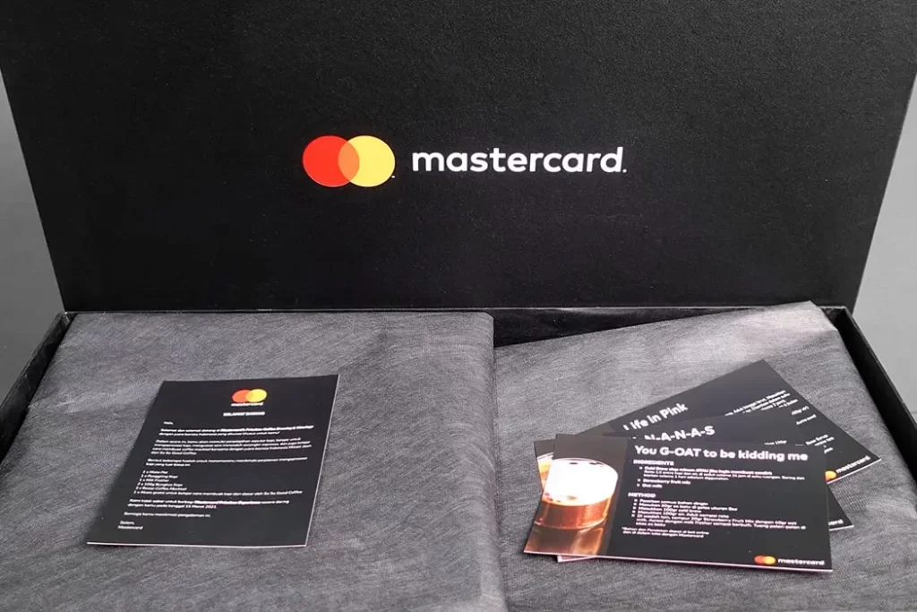 Media kits customised by Werks Solutions for Mastercard